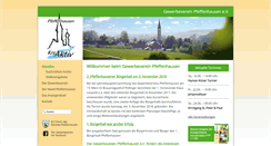 Desktop Screenshot of gewerbeverein-pfeffenhausen.de